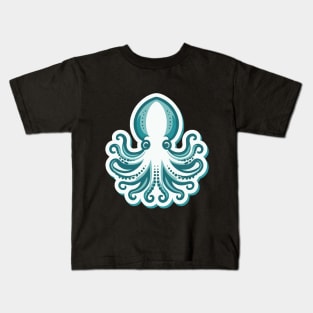 Squid Art Kids T-Shirt